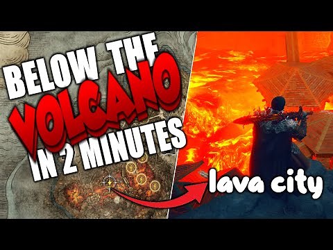 ELDEN RING | GET INSIDE THE VOLCANO (BELOW THE MANOR) *LAVA CITY*