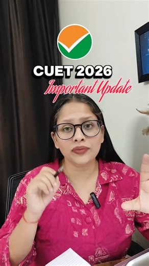 Garima Jain • @du__club on Instagram: "CUET 2026: Important Update, Comment “CUET” for the CUET 2026 community link! Follow and join the CUET 2026 exclusive community for all the latest official updates and to stay away from rumours! (CUET UG, CUET PG, JEE, NEET, NTA, CUET 2026, STUDENTS, IMPORTANT update, education, exam , cuet exam, 12th Students, cbse students, board students, cuetaspirants #cuet #cuet2025 #cuetug #cuetpg #neet #neetexam #jee #cuetaspirants #nta #education #news #cuetupdates 