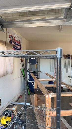 I had this work bench for almost 5 years. It served its purpose and with downsizing it has to go. #workbench#coffeestainedwood#woodworker | Johnny Khan