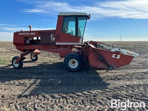 Hesston 6550 Self-Propelled Windrower | Agriculture