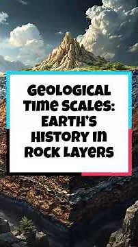 Geological Time Scales: Earth’s History in Rock Layers
