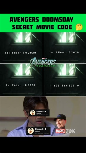 Avengers Doomsday Secret movie Code 🤔#avengersdoomsday #mcu #marvelfans #marvelmemes #shorts