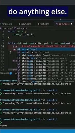Incorrect Sizing #rasterization #cpp #gamedev #vtuber
