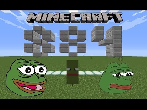 How to make a Pepe The Frog Banner in Minecraft!!