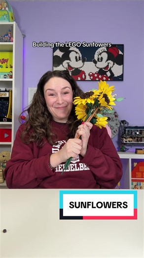 Building the Beautiful LEGO Sunflowers
