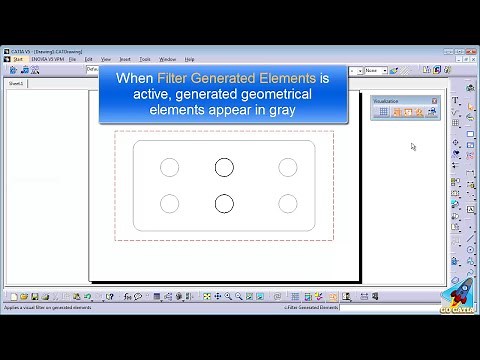 CATIA DRAFTING - Filter Generated Elements