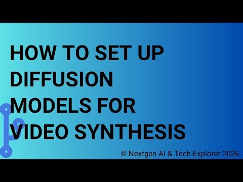 How to Set Up Diffusion Models for Video Synthesis