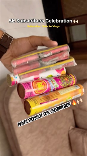 Penta Skyshot for 5K Celebration 💥#diwalistash2025 #pentaskyshot #diwalifirecrackers #shortsfeed