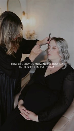 How life sounds knowing I’ve booked Tanglez for my event glam 懶 Whether it’s a school formal, wedding, or a special night out, the confidence starts in our chair.  Ashburton  DM us to book your glam appointment | Tanglez Hair Studio | Facebook