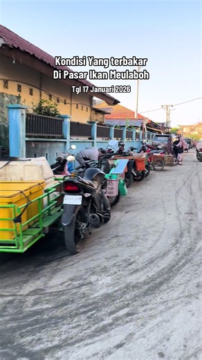 Kondisi Terbaru Kebakaran di Pasar Ikan Meulaboh