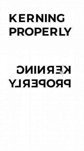How To CORRECTLY Kern Typography #shorts