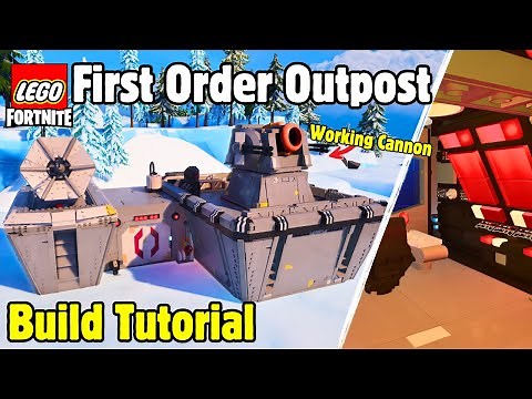 First Order CONTROL CENTER Tutorial in Lego Fortnite