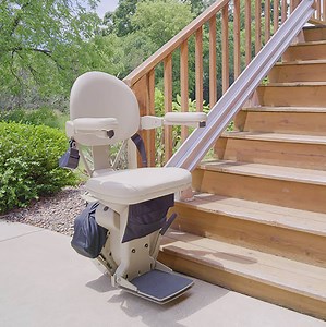 Bruno Elite Outdoor SRE-2010E Stairlift | Access Solutions, Inc.