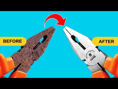 How to Remove Rust from Iron, Tools, and Metal Homemade Recipe!