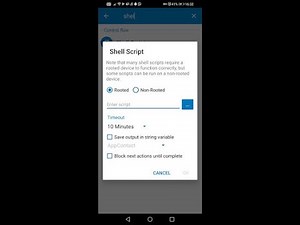 MacroDroid shell script action root and non-root (Jacob L)