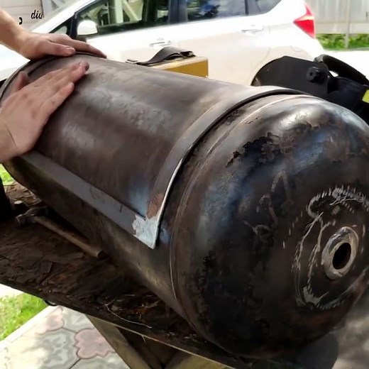 How to reuse an old gas cylinder