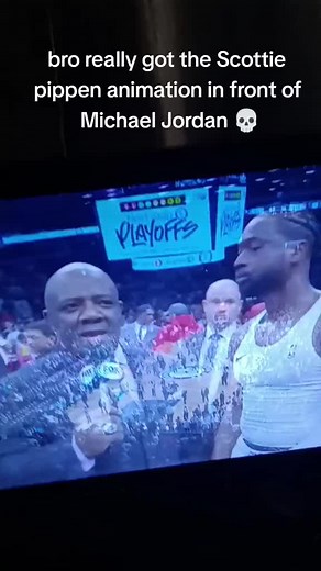 Bro got dunked on so hard the TV said something went wrong 😂 (@justgetoutthepaint)