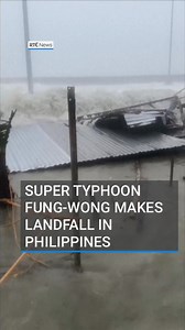 52K views · 810 reactions | Super Typhoon Fung-Wong has made landfall...