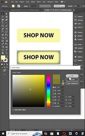 How to add inner Shadow or Inner Glow in Adobe illustrator tutorial #adobeillustrators #innershadow