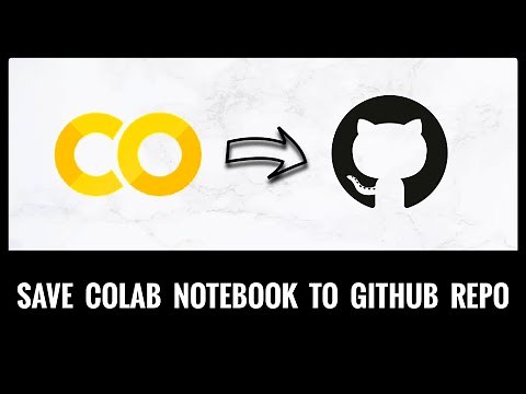 Save Colab notebook to github repo | python | #pyguru