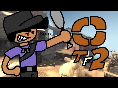 Playing TF2 as Scout (bonk)