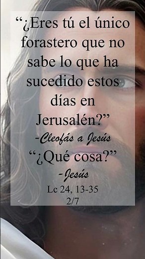 Evangelio de hoy 19 4 26, "El Camino de Emaús"