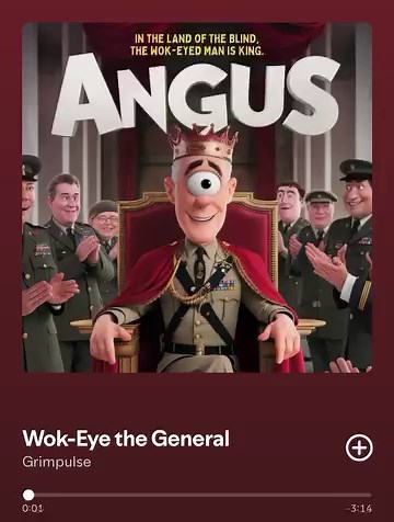 These guys from “Grimpulse” made a song about the former CDF Angus Campbell 😂 Listen to the full track here: https://open.spotify.com/track/5tlx18uMDZyu78yVxjMXWC?si=KHDnxXCAShmR4d5Mptbfqw&context=spotify:album:77Fvlzf1M5H3ixmO3ucKnX #TPE 🍍🍍🍍 | The Pineapple Express