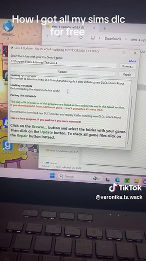 Just follow what I do and it should work ❤️ #sims4 #anadius #sims4anadius #anadiussims4 #dlcunlocker