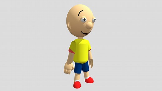 Caillou Comedy World Go!Animate - Download Free 3D model by John Doe (@mauimorehu)