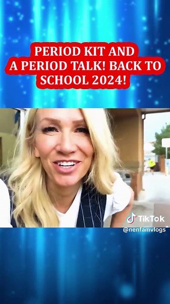 PERIOD KIT and a PERIOD TALK! | BACK TO SCHOOL 2024!✨✨✨ Part 1 #nenfam #nenfamvlogs#shortstory #shorts