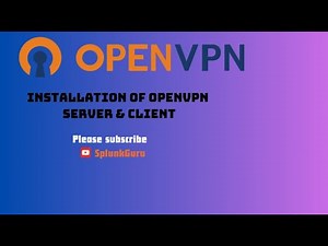 Install OpenVPN Server and Client & User Management