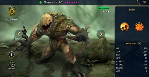 Saurus - HellHades - Raid Shadow Legends