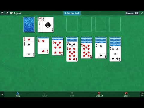 Star Club\\Klondike\\Expert I - #10: Solve the deck in no more than 120 moves