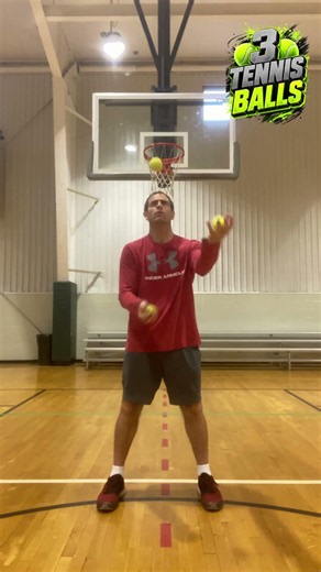 Tennis Ball Juggle - 3 Tennis Balls | Hand Eye Coordination