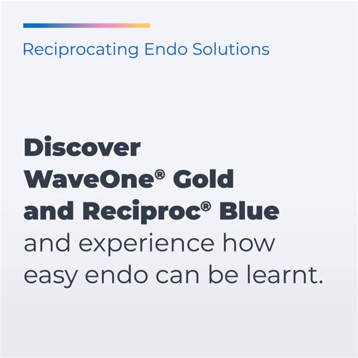 Try WaveOne Gold® and Reciproc® Blue and experience their rapid learning curve!* Start Enjoying Endo 🙌 Want a demo? 👉 http://ms.spr.ly/6181Y36s1 *data on file #dsendo #slidetostart #enjoyendo #startenjoyingendo #reciprocblue #waveonegold | Dentsply Sirona