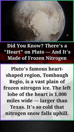 Did You Know? There's a "Heart" on Pluto — And It's Made of Frozen Nitrogen