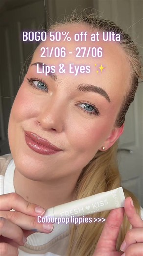 @Ulta Beauty sale starting today - 27th June! 🛍️ BOGO 50% off all @ColourPop Cosmetics lip & eye products 💄 #colourpop #ulta #makeupsale #ultabeauty #colourpopbesties