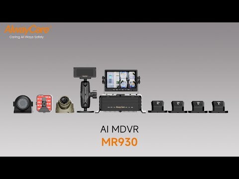 AlwayCare AI MDVR MR930 DMS ADAS BSD 360°AVM Car Camera with Fleet Management Platform