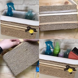 73K views · 173 shares | Make your own creative basket if you're tired of seeing the same old one you got at home By: Dream Fairy DIY | MetDaan DIY | Facebook