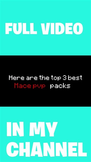 TOP 3 BEST MACE PVP TEXTURE PACKS