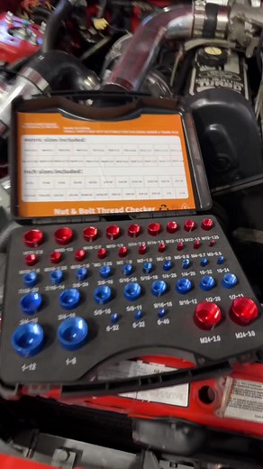 Never second-guess your bolts again! 🔩 The 44pcs Thread Checker Kit makes identifying metric & SAE sizes fast and accurate. A must-have tool for every mechanic, DIYer, and garage. #ThreadChecker #GarageEssentials #ToolKit #MechanicLife #tiktoktools