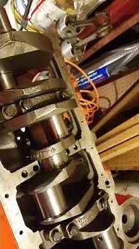 SBC 383 crankshaft clearancing part 1