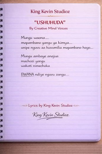 Ushuhuda by Creative Mind Voices: Exploring the Meaning