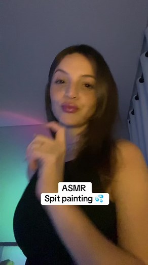 ASMR Spit Painting for Relaxation and Creativity