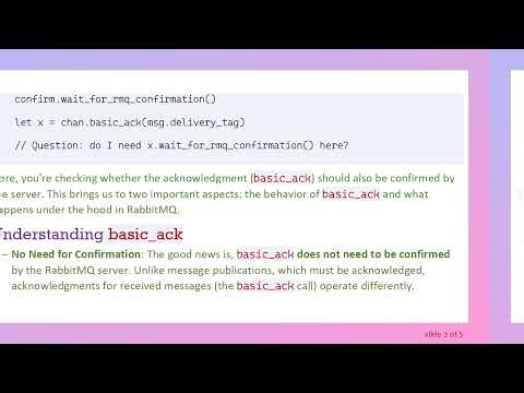 Understanding RabbitMQ: Do You Need to Confirm basic_ack?