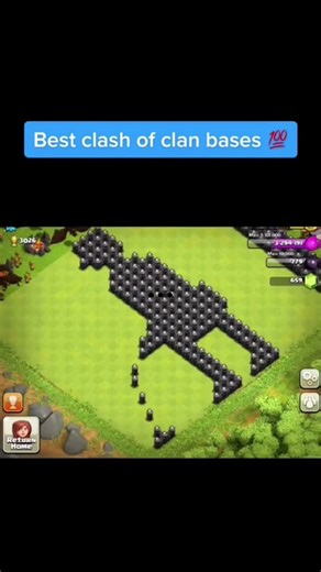 Best COC Bases 💀😂 #clashofclans