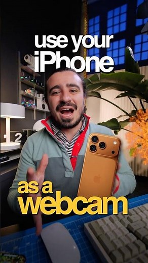 Use Your iPhone as a Webcam on Mac (No Apps Needed)