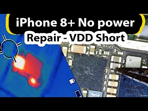 iPhone 8+ no power repair - Tigris VDD short