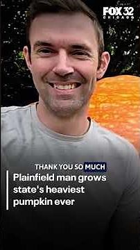 Illinois record: Plainfield man grows state's heaviest pumpkin ever