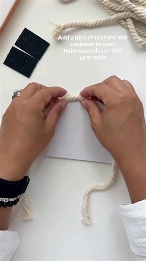 September’s Kit of the Month brings a little handmade magic to Halloween. With everything you need to knot together two macrame ghosts, it’s the perfect DIY for adding a crafty, elevated touch to your fall decor. Shop the Macrame Ghost Kit through the link below or at your local Paper Source. https://papersource.visitlink.me/qgftOS #diycrafting #spoojyseason #falldecor #fallcrafting #craftingkits #craftingdecor #macrame #papersource | Paper Source